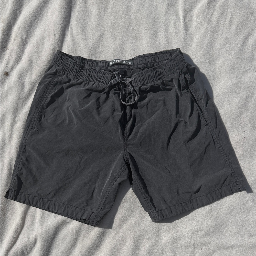 Bonobos Charcoal Drawstring Shorts